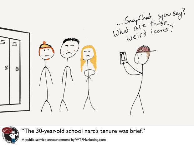 The school narc's tenure was short.